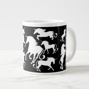 set of unicorns large coffee mug