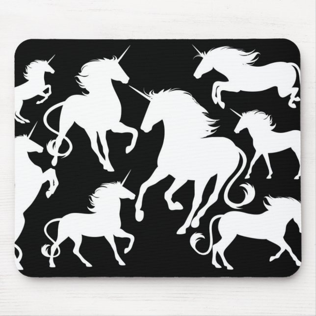 set of unicorns mouse mat (Front)