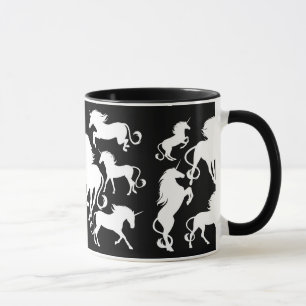 set of unicorns mug