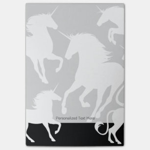 set of unicorns post-it notes