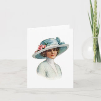 Set of Vintage Millinery Notecard (4)