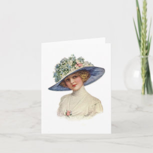 Set of Vintage Millinery Notecard (5)