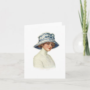 Set of Vintage Millinery Notecard (7)