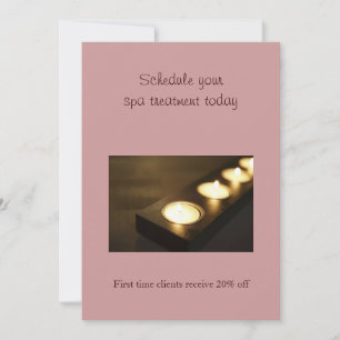 Set of Votive Candles Invitation
