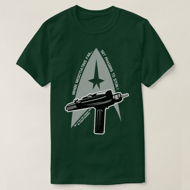 Set phasers to stun T-Shirt (Design Front)