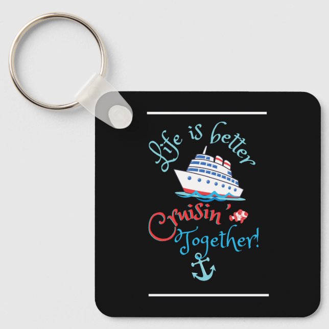 Set Sail Cruise Key Ring (Front)