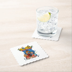Set Sail for a Funny Tale paper coaster