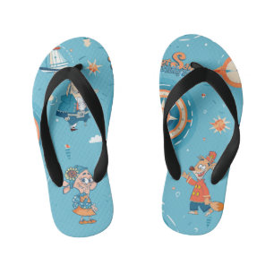 Set Sail for a Funny Tale wrap Flip Flops
