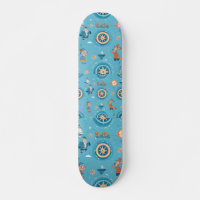 Set Sail for a Funny Tale wrap Skateboard