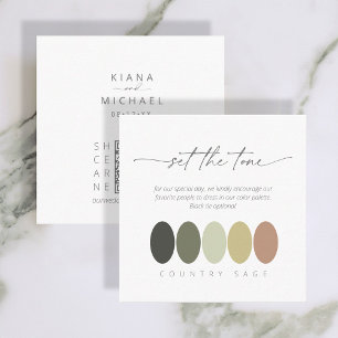 Set the Tone Country Sage Colour Palette ID786 Enclosure Card