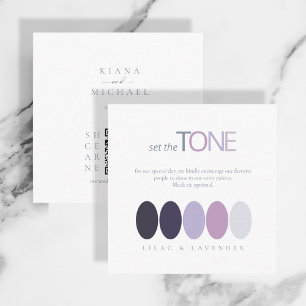 Set the Tone Lilac & Lavender Colour Palette ID983 Enclosure Card