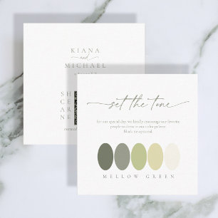 Set the Tone Mellow Greenery Colour Palette ID901 Enclosure Card