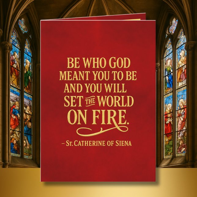 Set the World on Fire Confirmation Catherine Siena Card (Creator Uploaded)