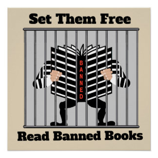 Set Them Free! Read Banned Books Poster