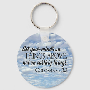 Set Your Minds on Things Above Key Ring