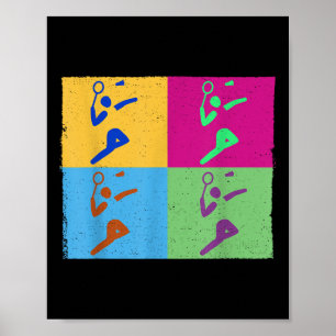 Setback Game Shuttle Sport Badminton Racket For Me Poster