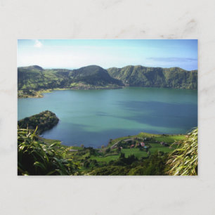 Sete Cidades Lagoon in S. Miguel, Azores Postcard