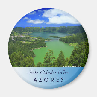 Sete Cidades lakes Magnet