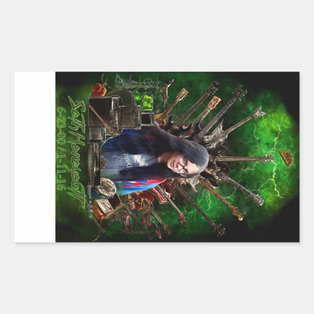 Seth Honeycutt Memorial Rectangular Sticker (Front)