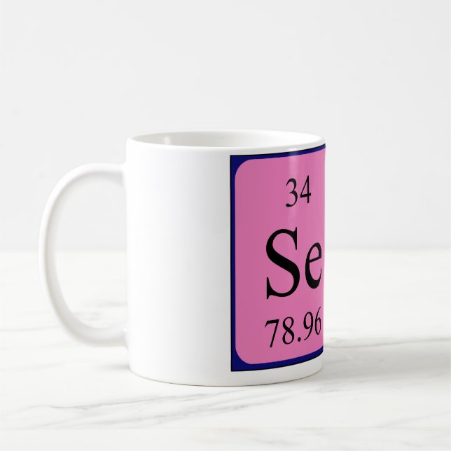 Seth periodic table name mug (Left)