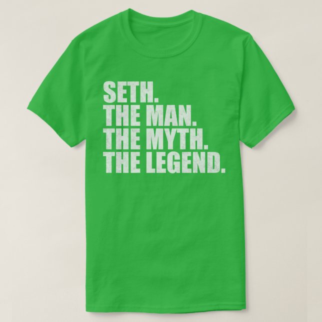 SethSeth Name Seth given name T-Shirt (Design Front)