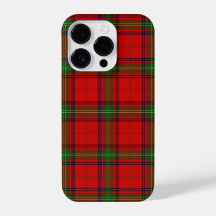 Seton tartan red green plaid iPhone 14 pro case