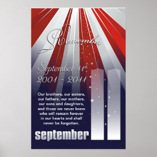 Setpember 11th - Large Remembrance Poster