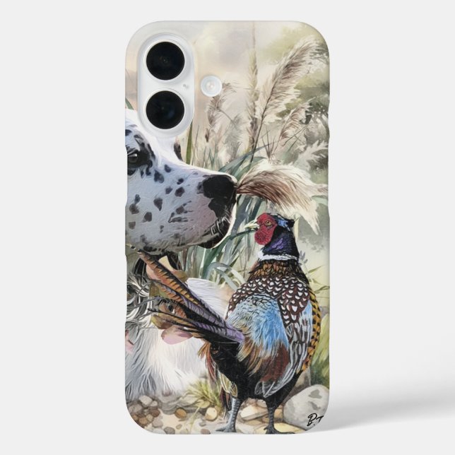 Setter & Pheasant  Case-Mate iPhone Case (Back)