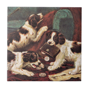 Setter Pups Tile