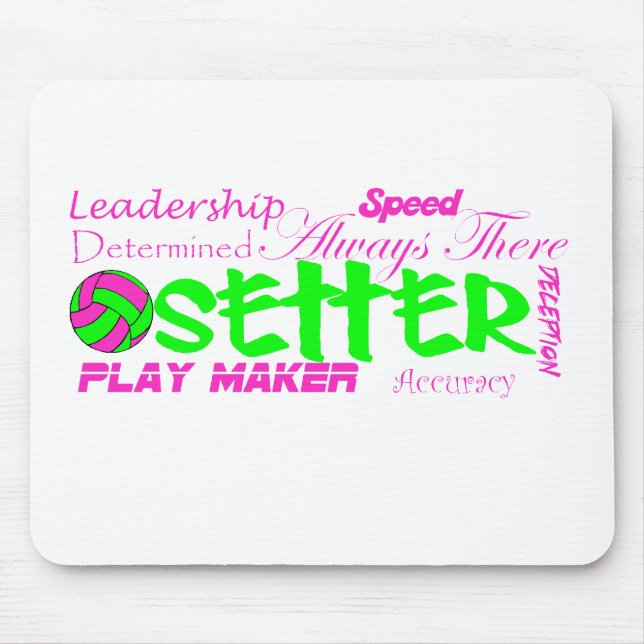 Setter Traits Mouse Mat (Front)