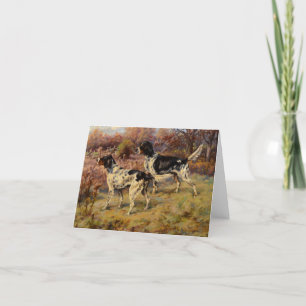 Setters by Edmund Henry Osthaus Thank You Card