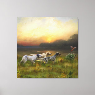 Setters Family Canvas Print
