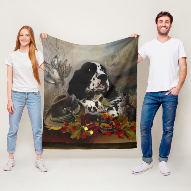 Setters family     fleece blanket (In Situ)