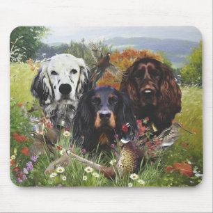 Setters Family  Mouse Mat