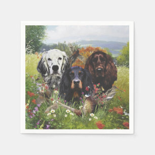 Setters Family  Napkin