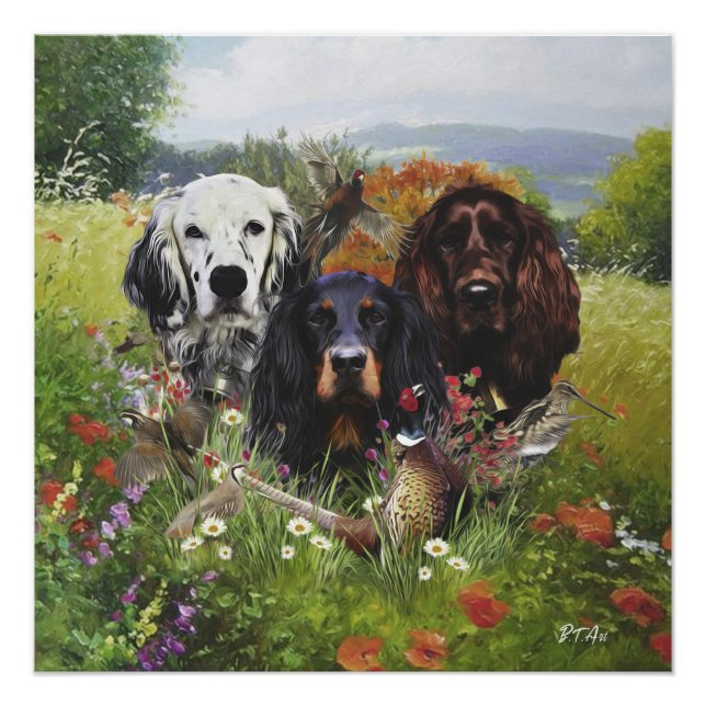 Setters Family  Poster (Front)