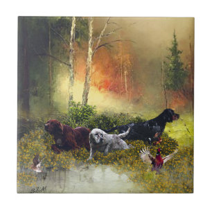 Setters Family   Tile