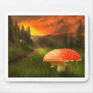 Setting Autumn Sun. Mouse Mat