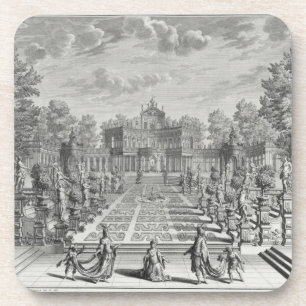 Setting for an opera in a garden, from 'Architectu Coaster