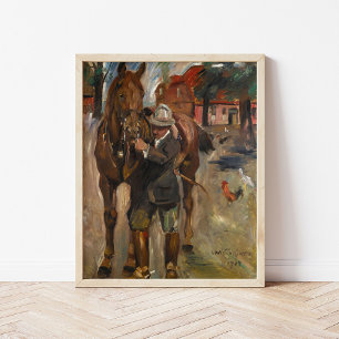Setting Out for a Ride Lovis Corinth Poster