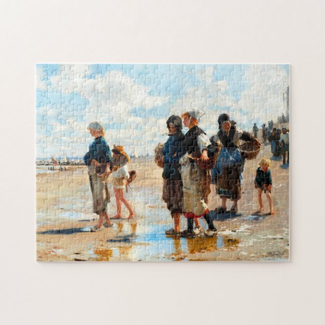 Setting Out to Fish by John Singer Sargent Jigsaw Puzzle (Horizontal)