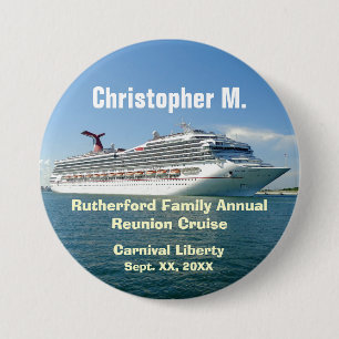 Setting Sail Family Group Cruise Name Badge CLF1