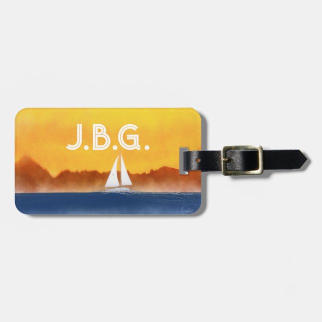 Setting Sail Luggage Tag (Front Horizontal)