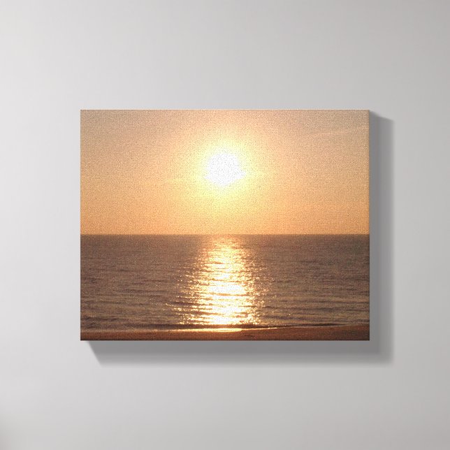 Setting Sun Canvas Print (Front)