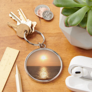 Setting Sun Key Ring