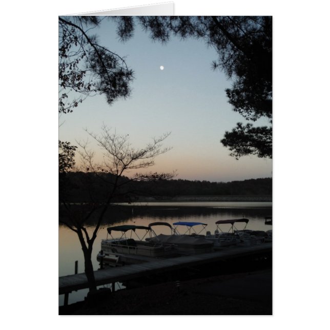Setting Sun, Rising Moon  over  Lake Arrowhead (Front)