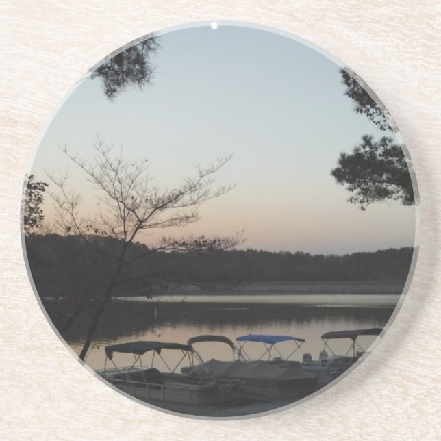 Setting Sun, Rising Moon  over  Lake Arrowhead Coaster (Front)