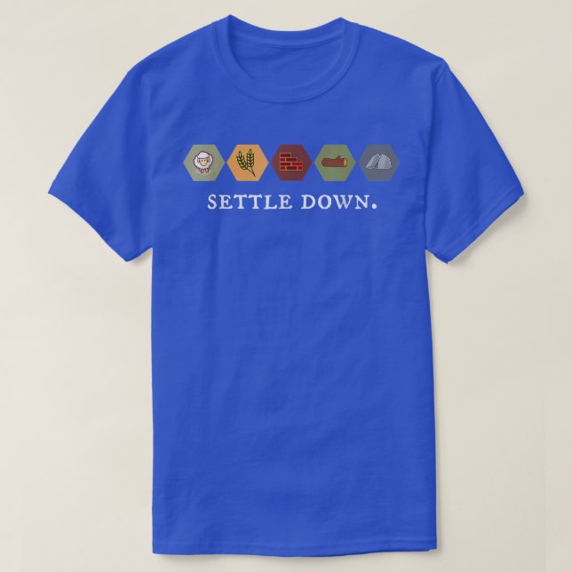Settle Down Board Game Night  T-Shirt (Design Front)