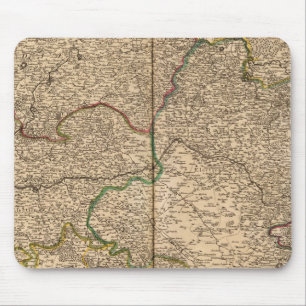 Settlements and forests in France 2 Mouse Mat