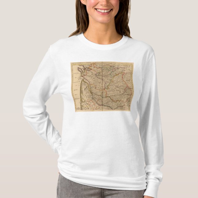 Settlements and forests in France T-Shirt (Front)